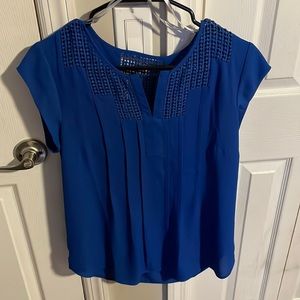 Casual lace polyester blouse